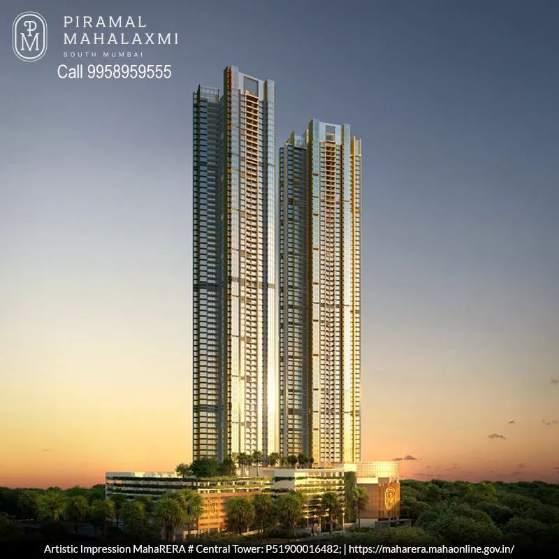 “Piramal Mahalaxmi” - facing 225 acre of biggest green lung of the City “Mahalaxmi racecourse” & “Arabian Sea”.