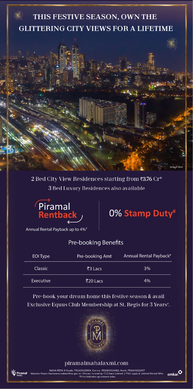 Zero Stamp Duty + Annual Rentback of upto 4%.